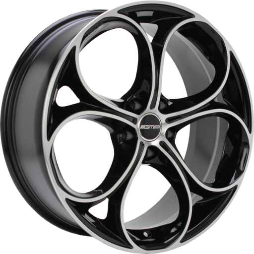 GMP DRAKE Zwart gepolijst 20 inch velg