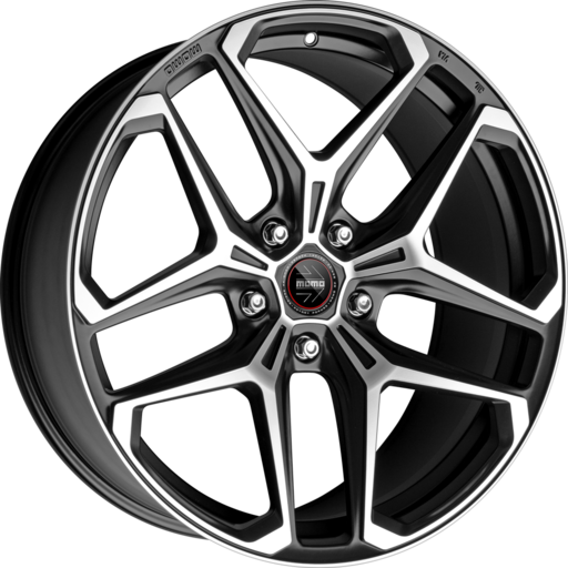 Momo RF-04 Mat zwart gepolijst 21 inch velg