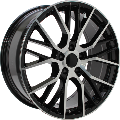 Arcasting GLADIO Zwart gepolijst 20 inch velg