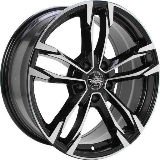 Arcasting GIORGIONE Zwart gepolijst 20 inch velg