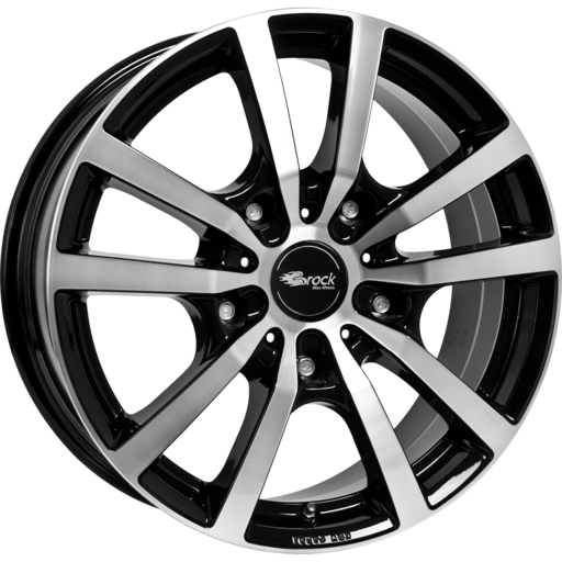 RC Design RC25T Zwart gepolijst 17 inch velg