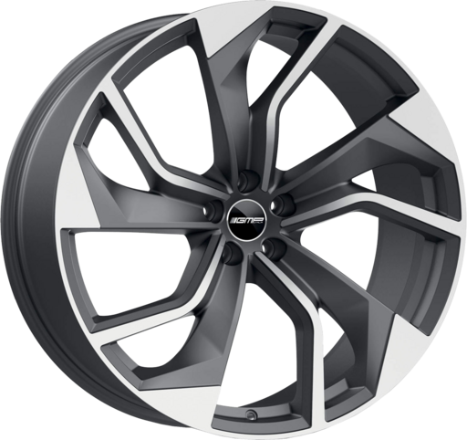 GMP REBEL Mat antraciet gepolijst 22 inch velg
