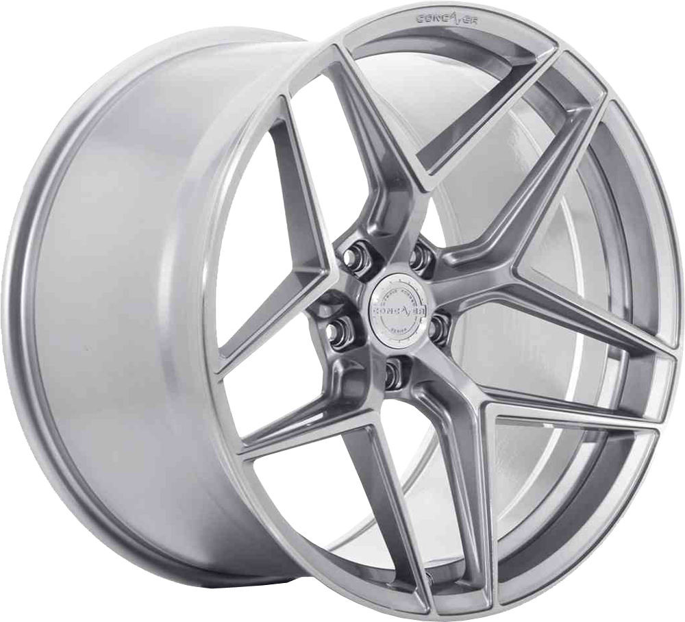 Concaver CVR2 Titanium met geborstelde voorkant 19 inch velg