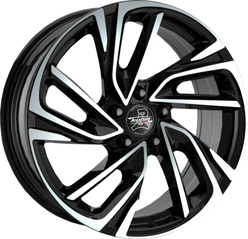 Arcasting VICTORIA Zwart gepolijst 18 inch velg