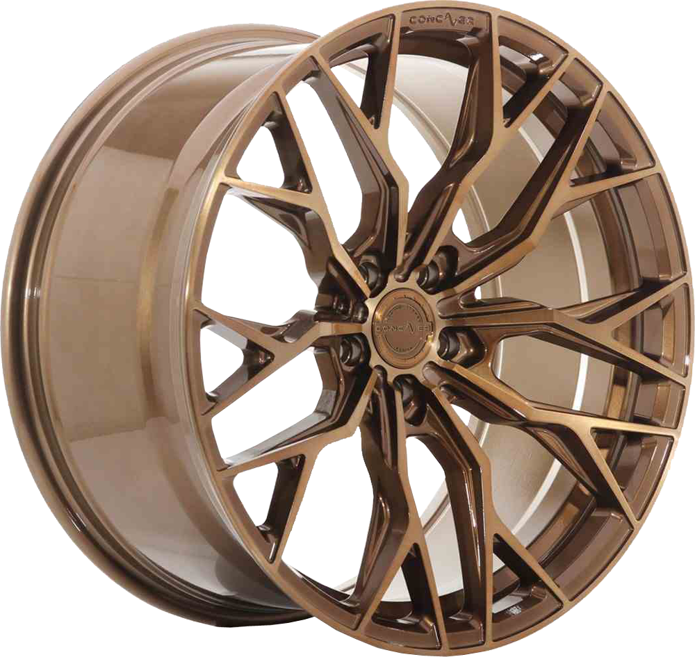 Concaver CVR1 Brons met brons geborstelde voorkant 20 inch velg
