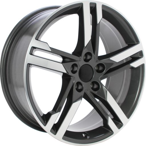 Origineel AUDI 8W0601025M Antraciet gepolijst 18 inch velg