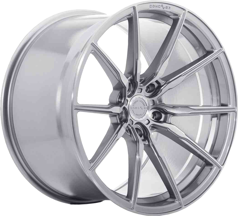 Concaver CVR4 Titanium met geborstelde voorkant 19 inch velg