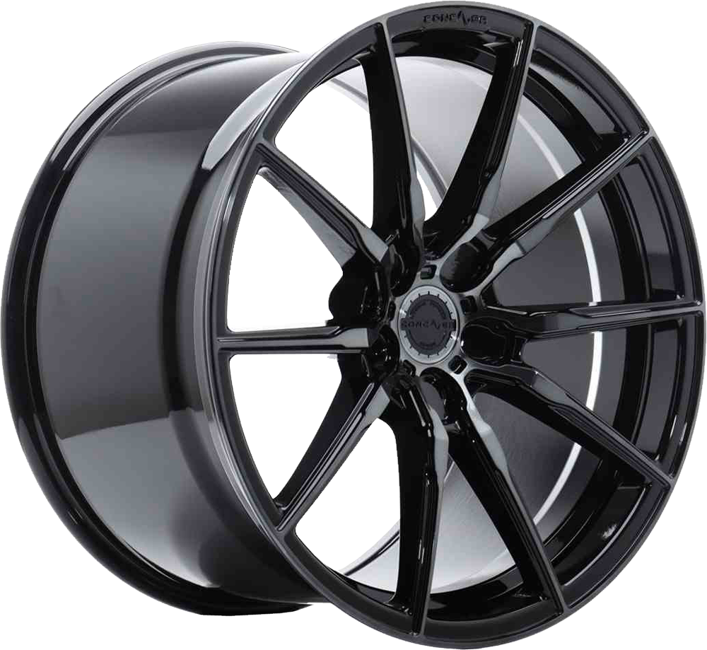 Concaver CVR4 Zwart donker gepolijst 19 inch velg