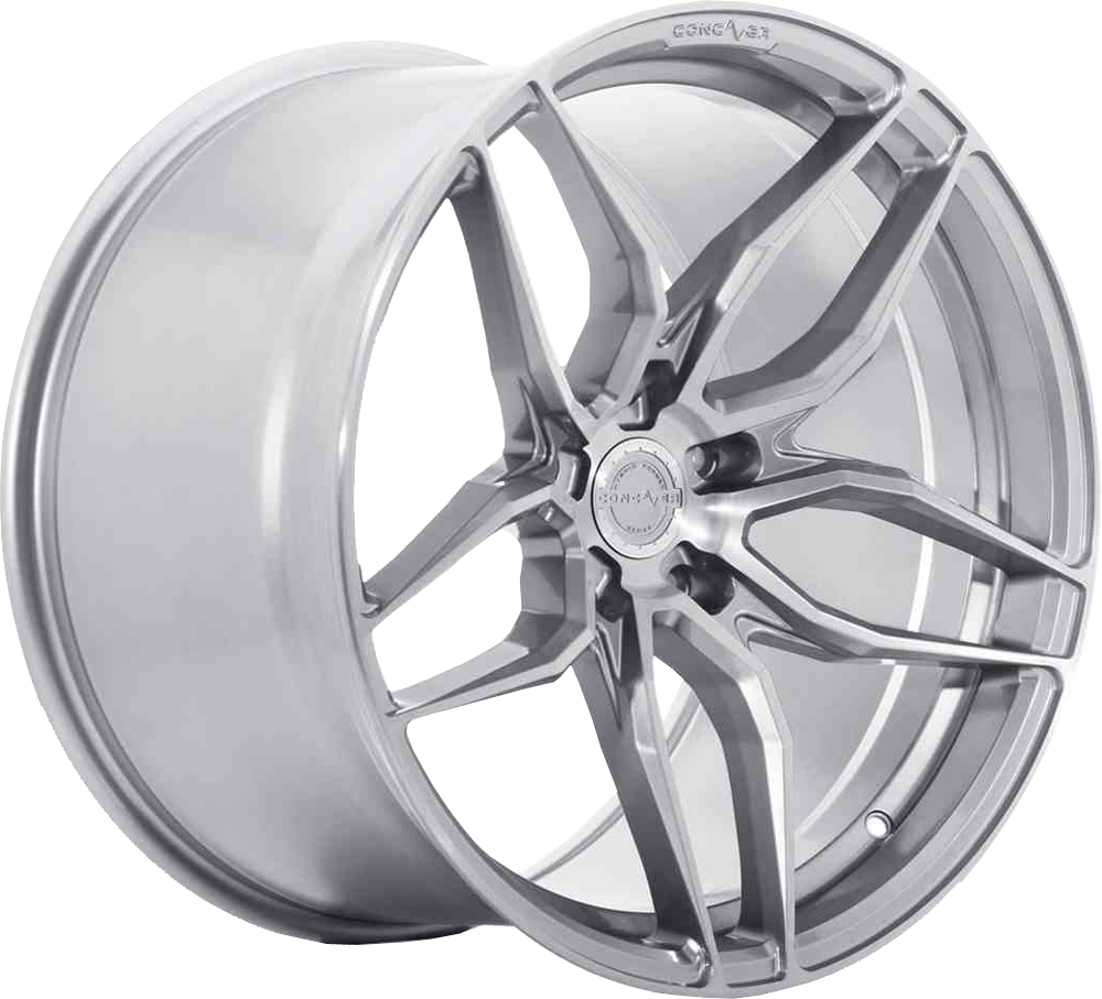 Concaver CVR3 Titanium met geborstelde voorkant 19 inch velg